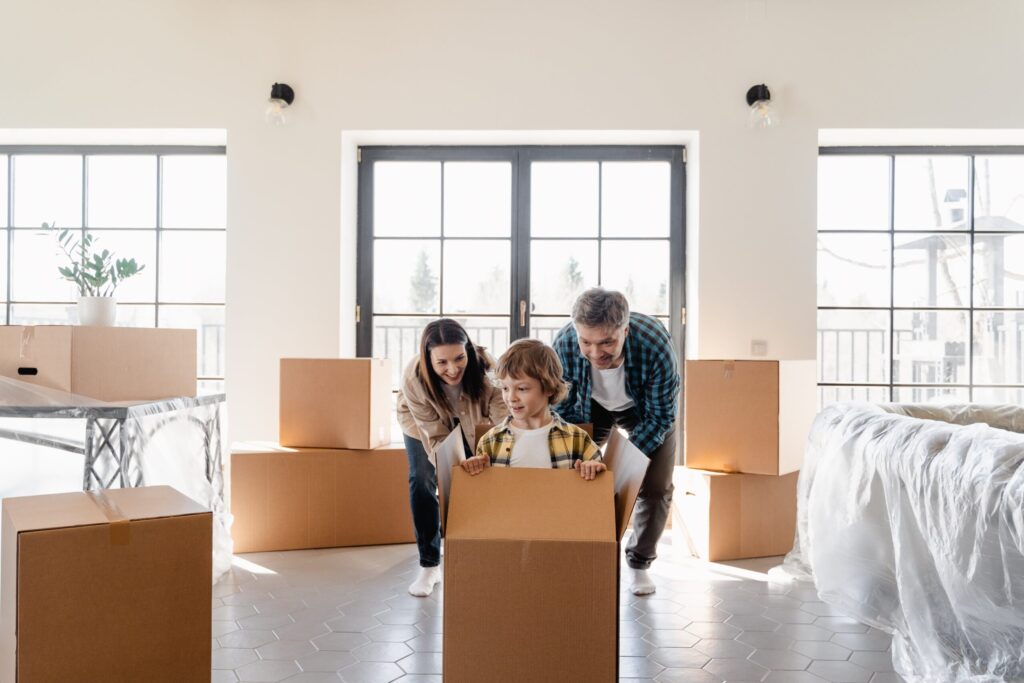 moving with kids