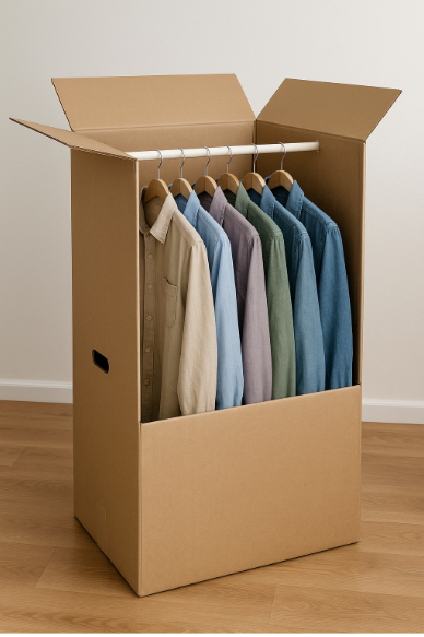 What Are Wardrobe Boxes and Why Are They Helpful?